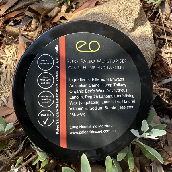 Pure Paleo Camel Hump Moisturiser Tub 100g