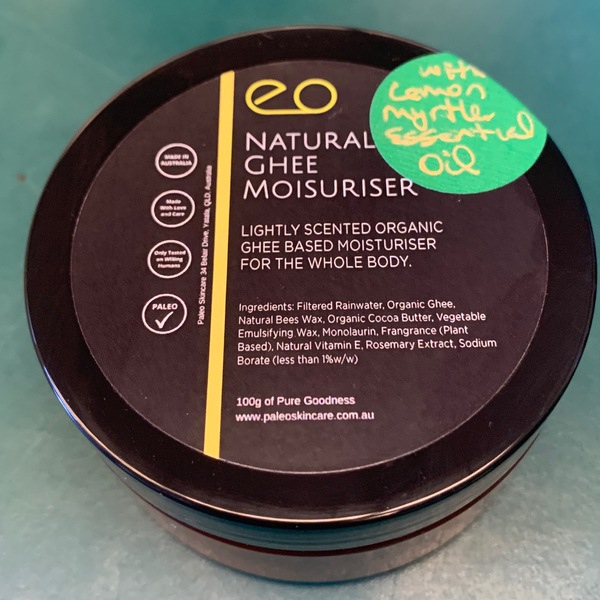 Natural Ghee Moisturiser with Lemon Myrtle 100g