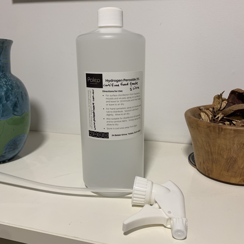 Certified Food Grade Hydrogen Peroxide 3% [Size: 1 litre]