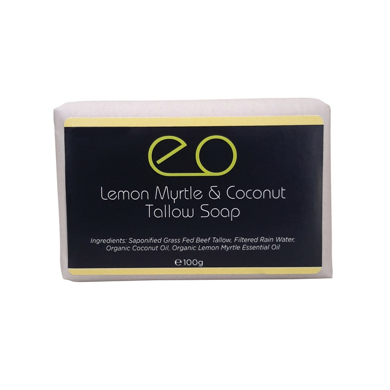 Tallow Soap Selection  [Scent: Lemon Myrtle & Coconut]